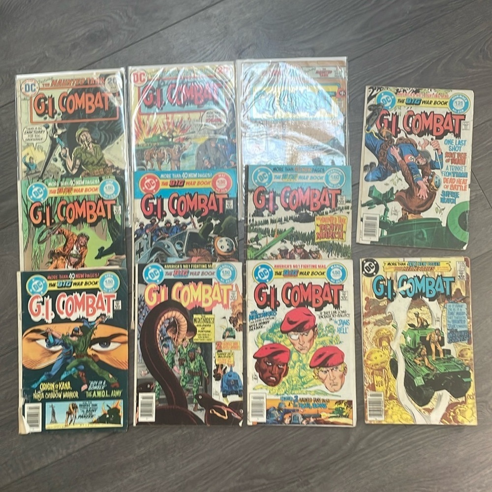 Vintage G.I. COBAT comics 1980’s